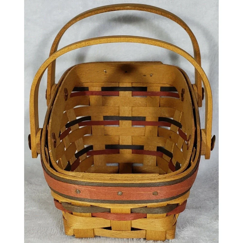 Longaberger 1996 All-American Summertime Basket: 18911 W/Liner, Dual Protector